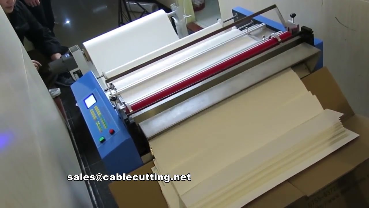 Machine de découpe automatique pour papier à chaud et panneaux solaires - 700 mm de large