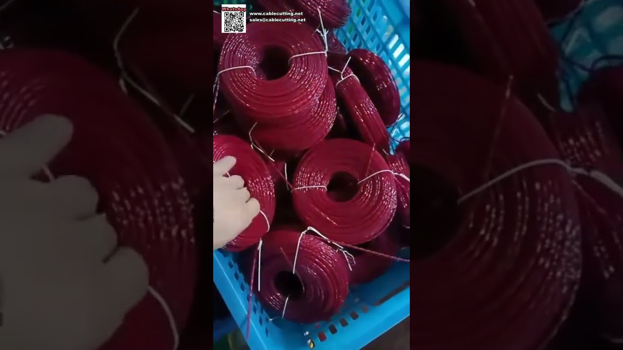 Système d'enroulement et d'emballage automatique pour fils de coupe - Machine industrielle