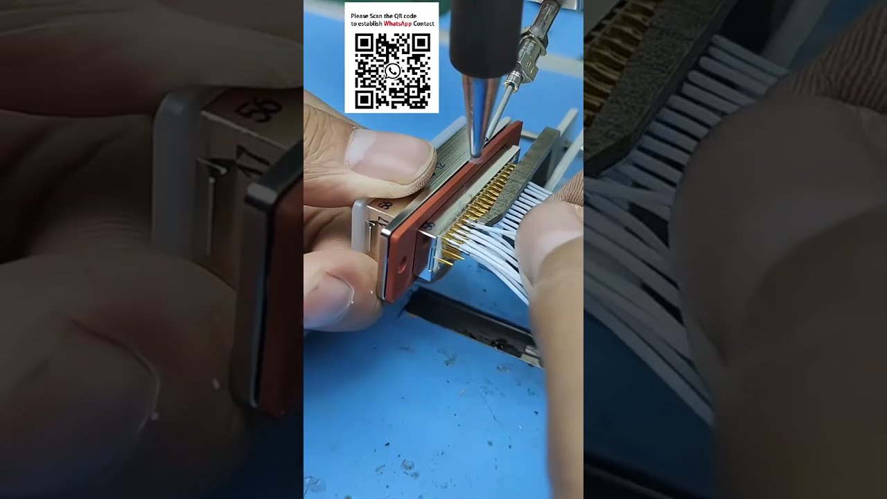 Machine à souder semi-automatique pour connecteurs DB et faisceaux de câbles | Technologie de soudage
