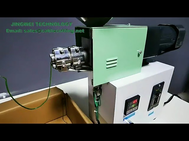 Extrudeuse de laboratoire SJ12 Desktop - Machine d'extrusion miniature à vis unique pour tests et prototypage