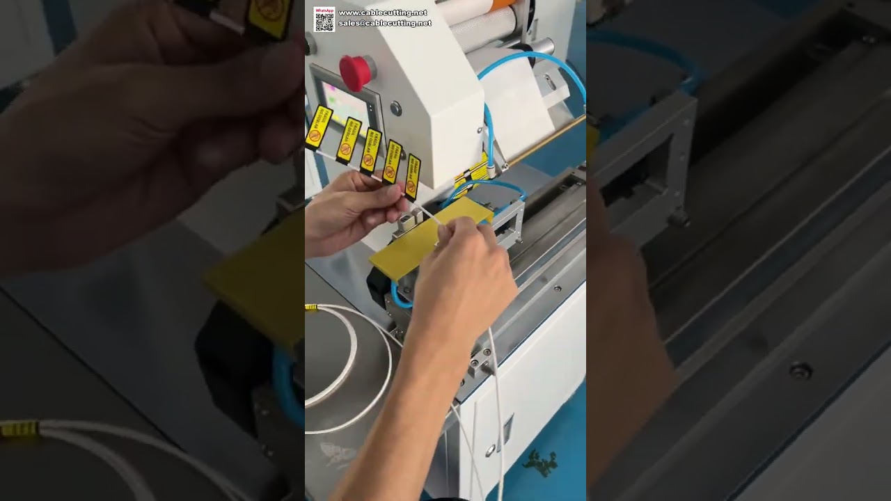 Machine d'étiquetage de câbles automatique : le système d'application d'étiquettes pliantes incontournable pour les usines