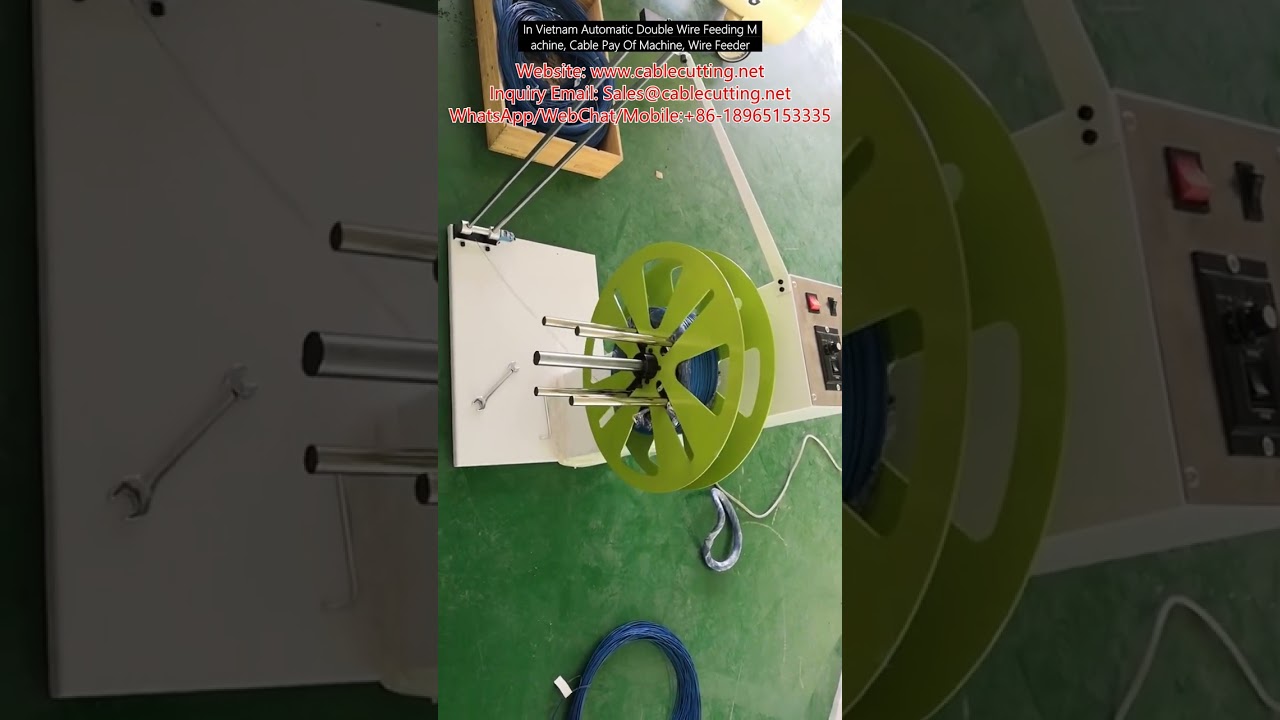 Machines automatiques d'alimentation double fil et dérouleurs de câble au Vietnam – Optimisez votre production