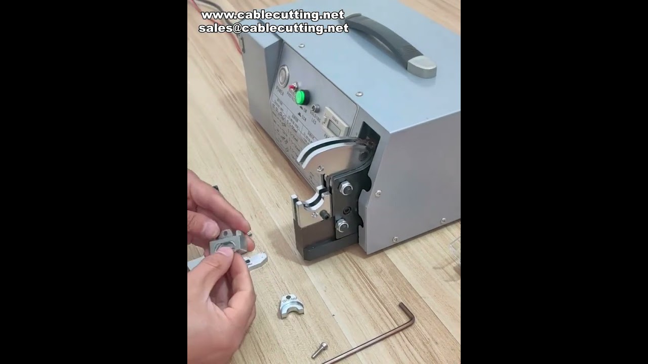 Machine à sertir électrique polyvalente pour fils 0,25-70 mm² | Sertissage précis