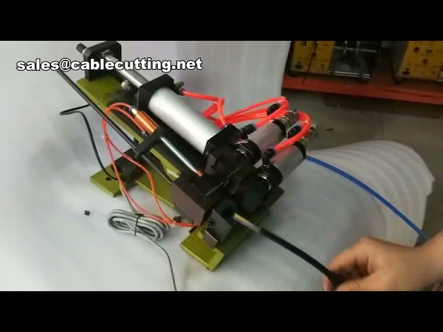 Machine à dénuder les câbles pneumatique manuelle | Dénudeuse multicœur professionnelle