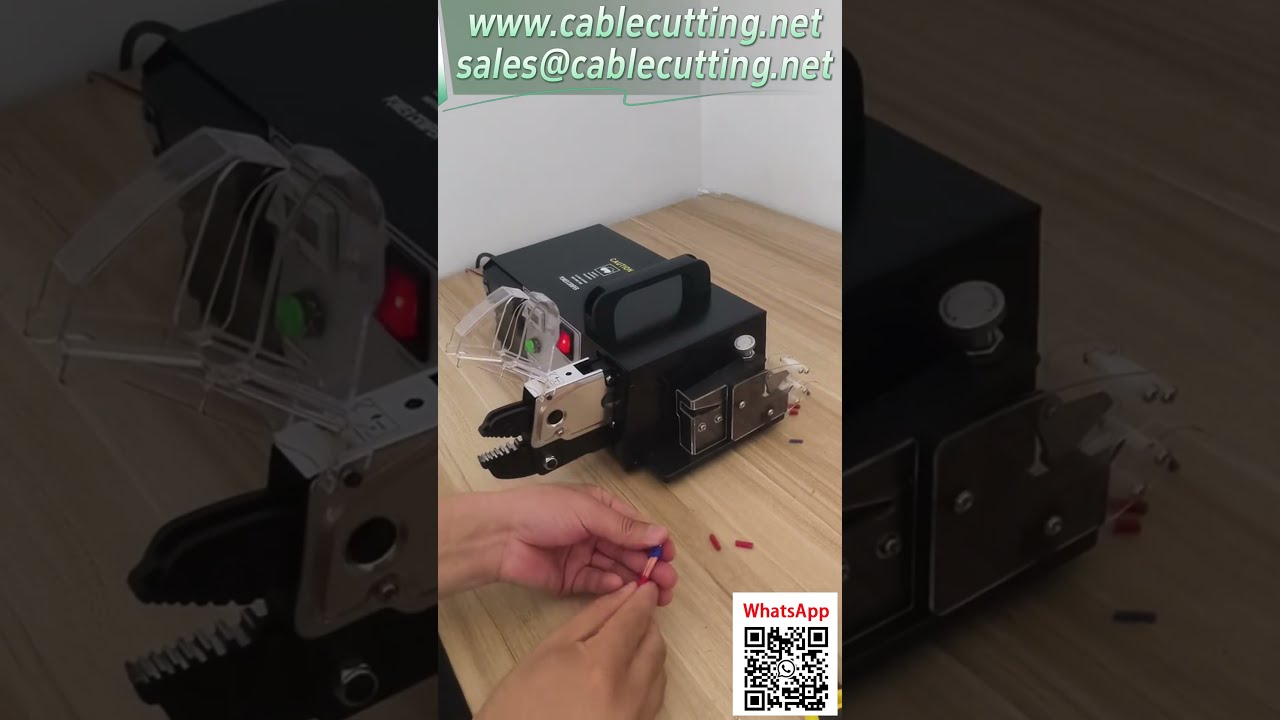 Machine à sertir EM-6B2BC électrique – Sertissage double fil avec coupe et dénudage intégrés