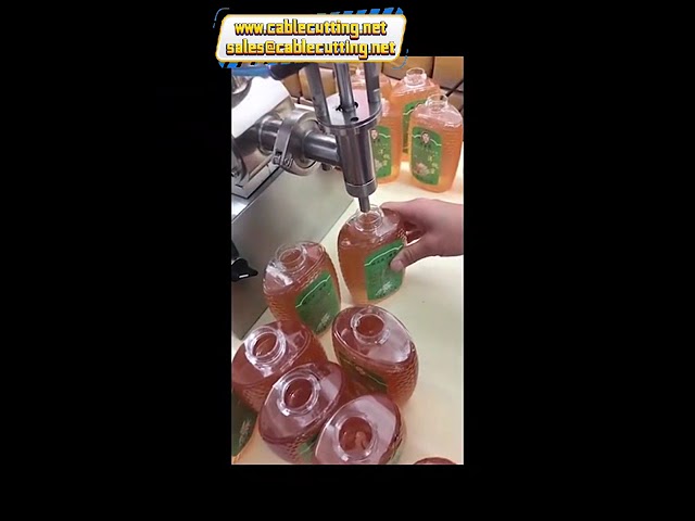 Machine de remplissage HS-Mall pour boissons gazeuses, détergent liquide, silicone et pâte de mascara