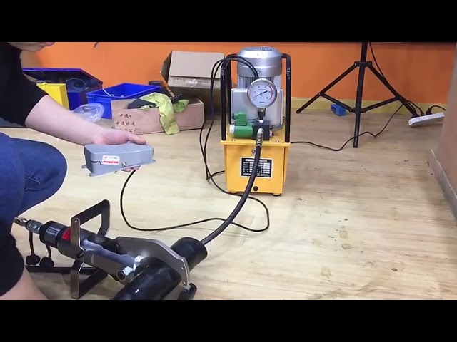 Pompe hydraulique électromagnétique 700A – Commande au pied, 380V 7L