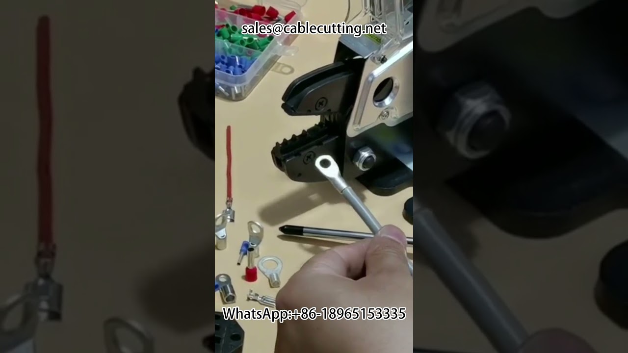 Machine de sertissage pneumatique 5ND : compatible avec de nombreux types de bornes !