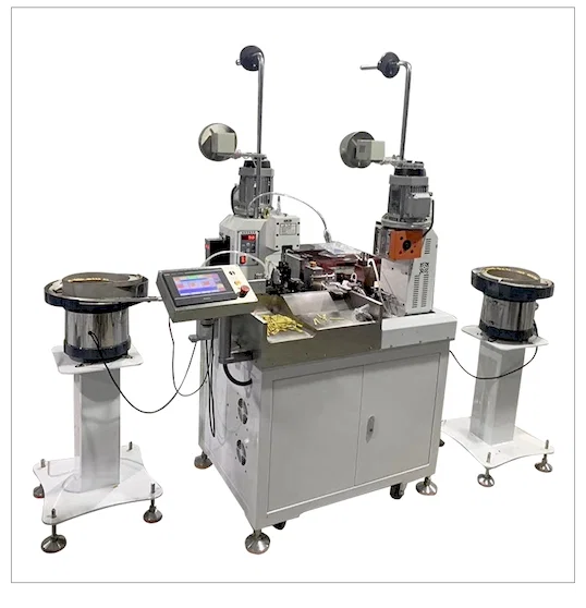 Machine Auto de Sertissage à Vibration Double Tête - Machine automatique de sertissage de cosses