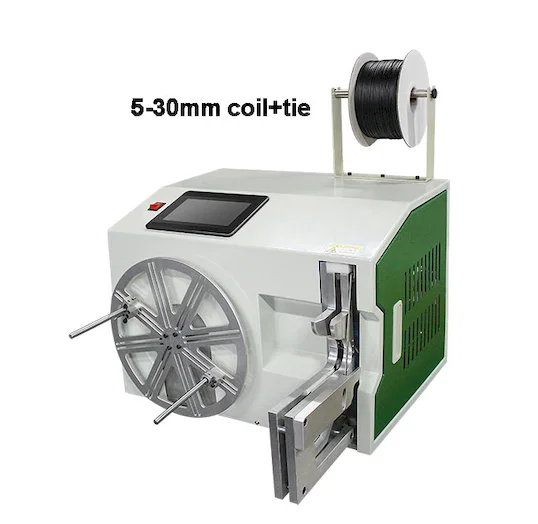 Machine Auto Rembobinage Liage Fil WPM-212A - Machine d enroulement et de liage de câbles